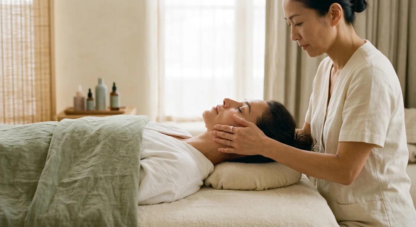 Masaje facial kobido